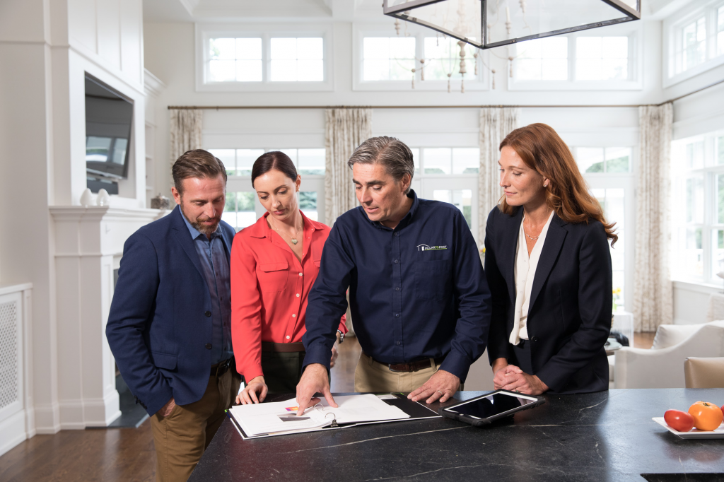 Homebuyers, Home Inspector, and Real Estate Agent