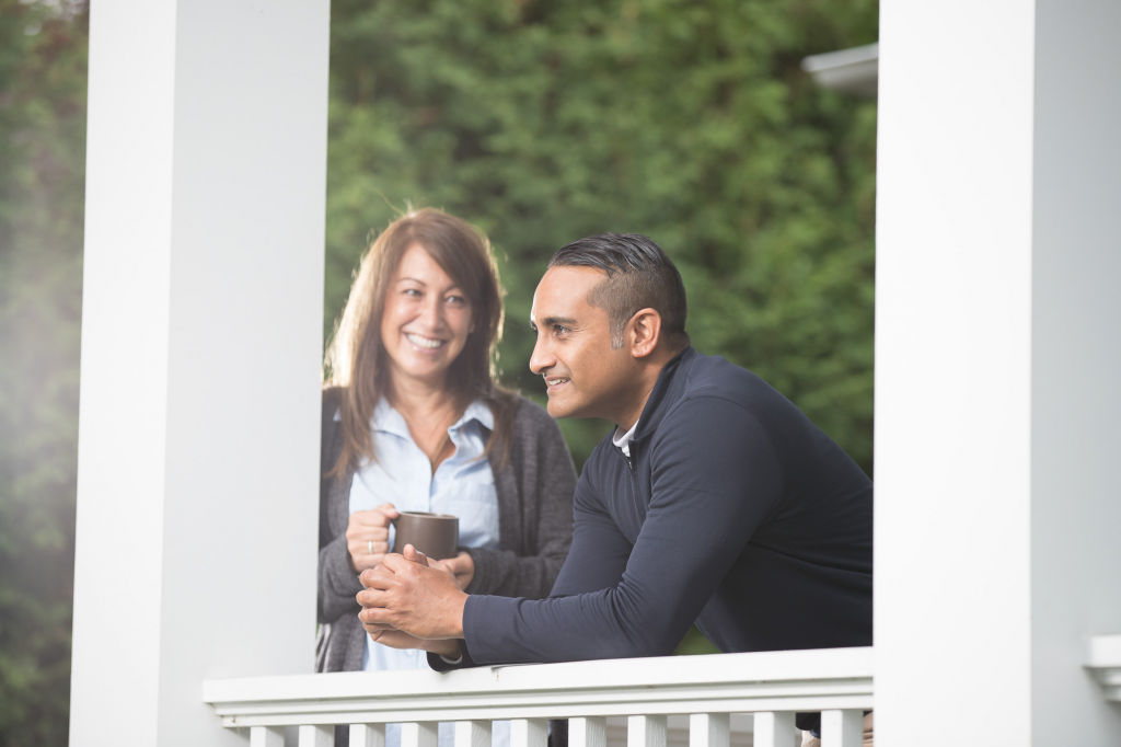 couple on porch