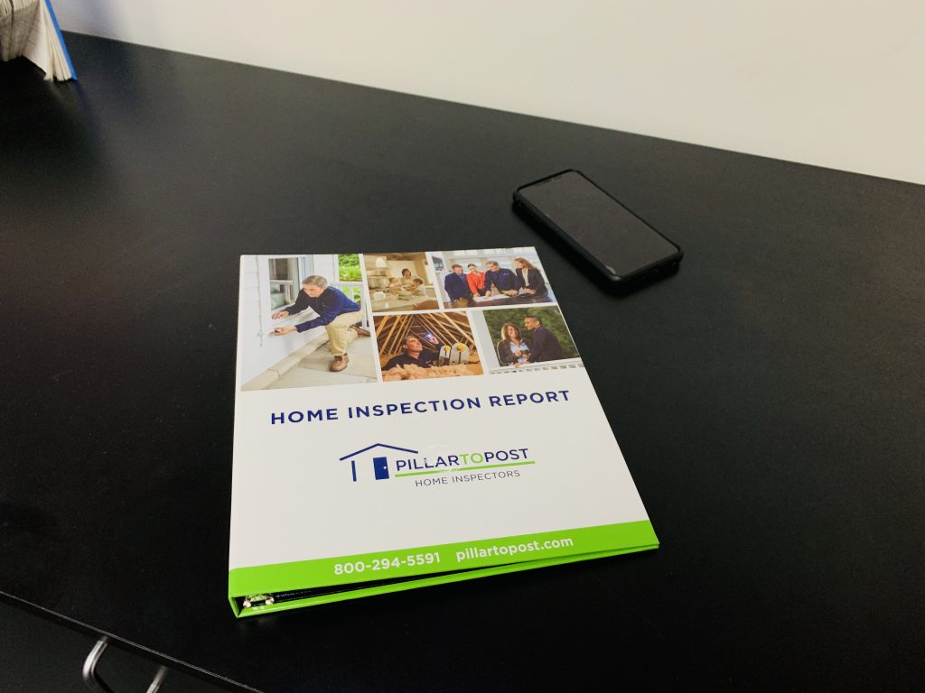binder on the table